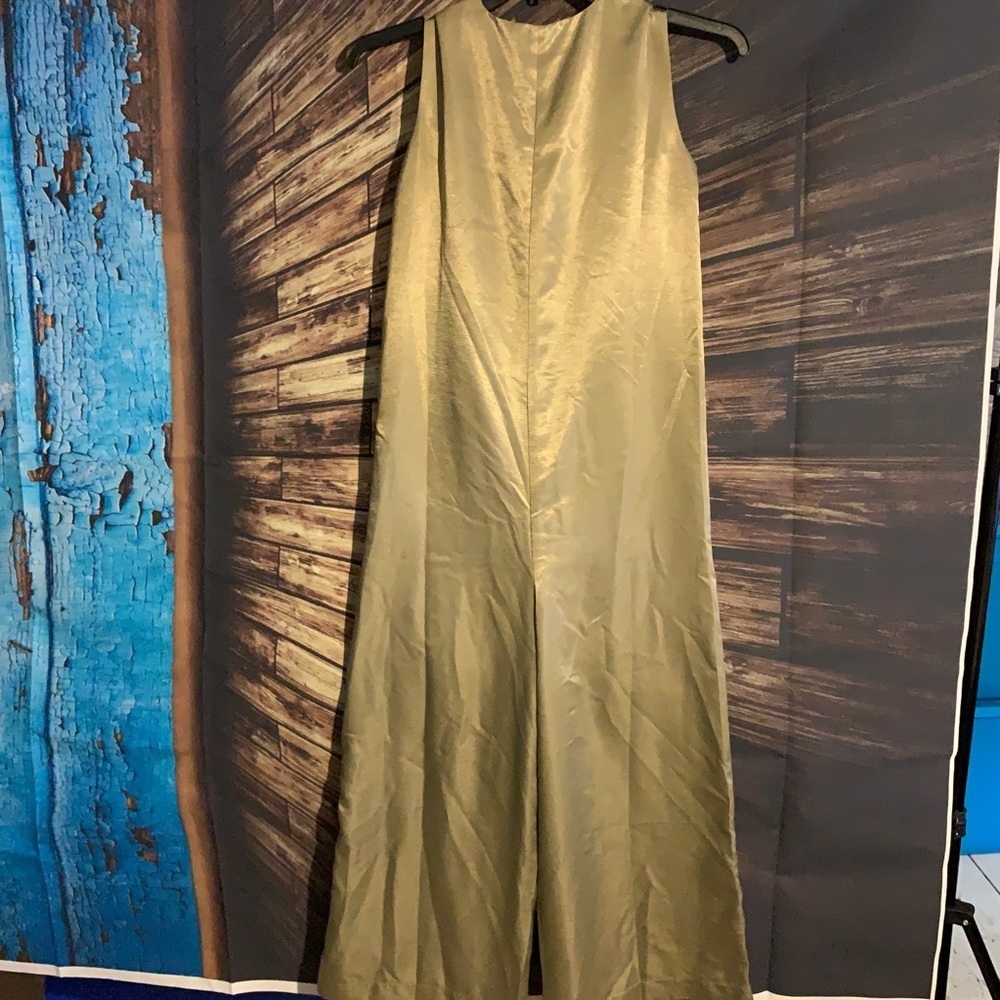 Caara Lowe Hammered Satin Utility Jumpsuit - Picture 7 of 13